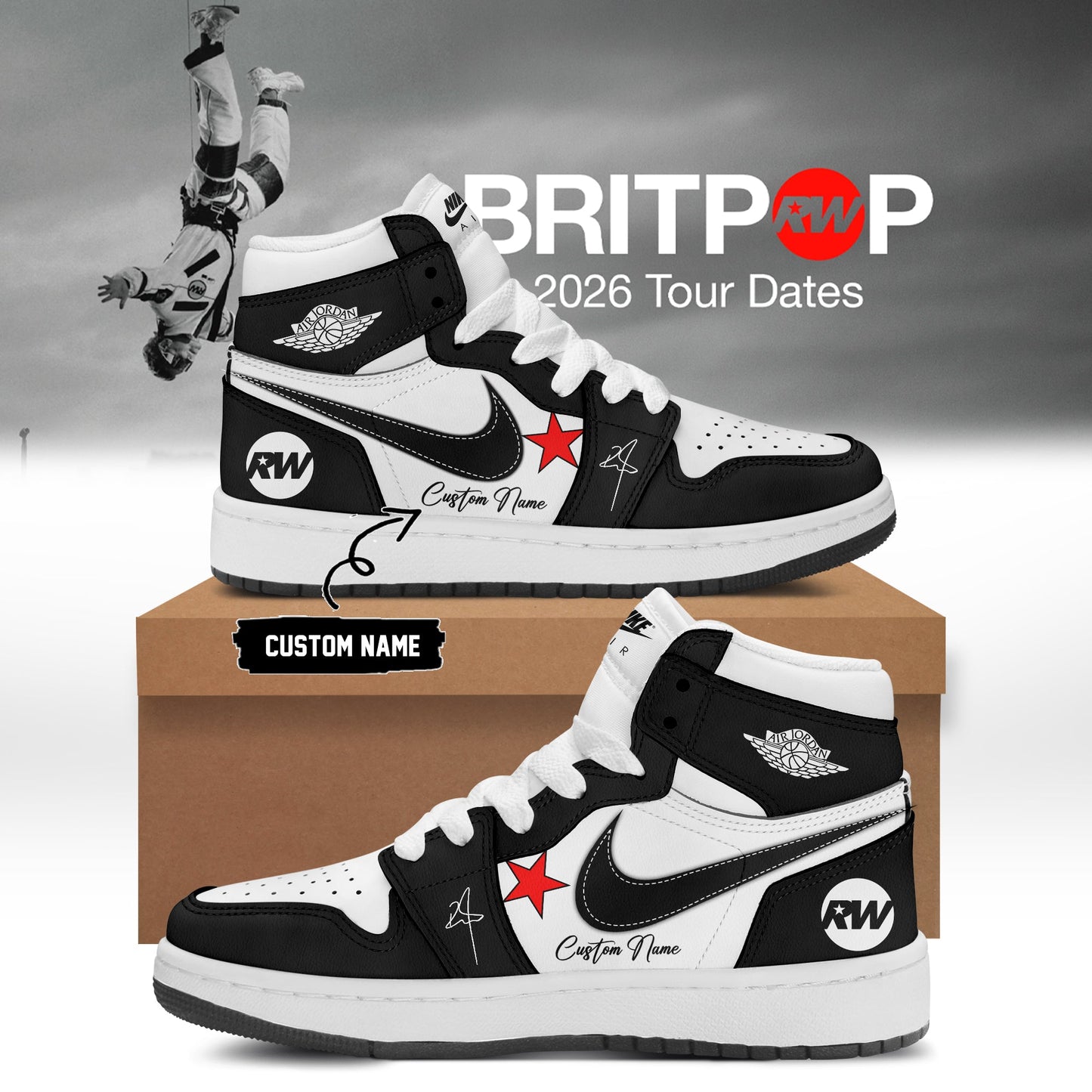 Robbie Williams BRITPOP World Tour Shoes