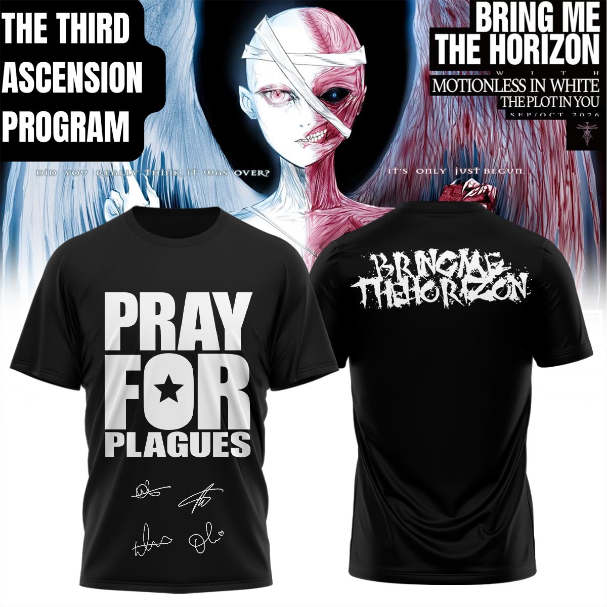 Bring Me The Horizon “The Third Ascension Program 2026” Signature Limited Edition – Tshirt
