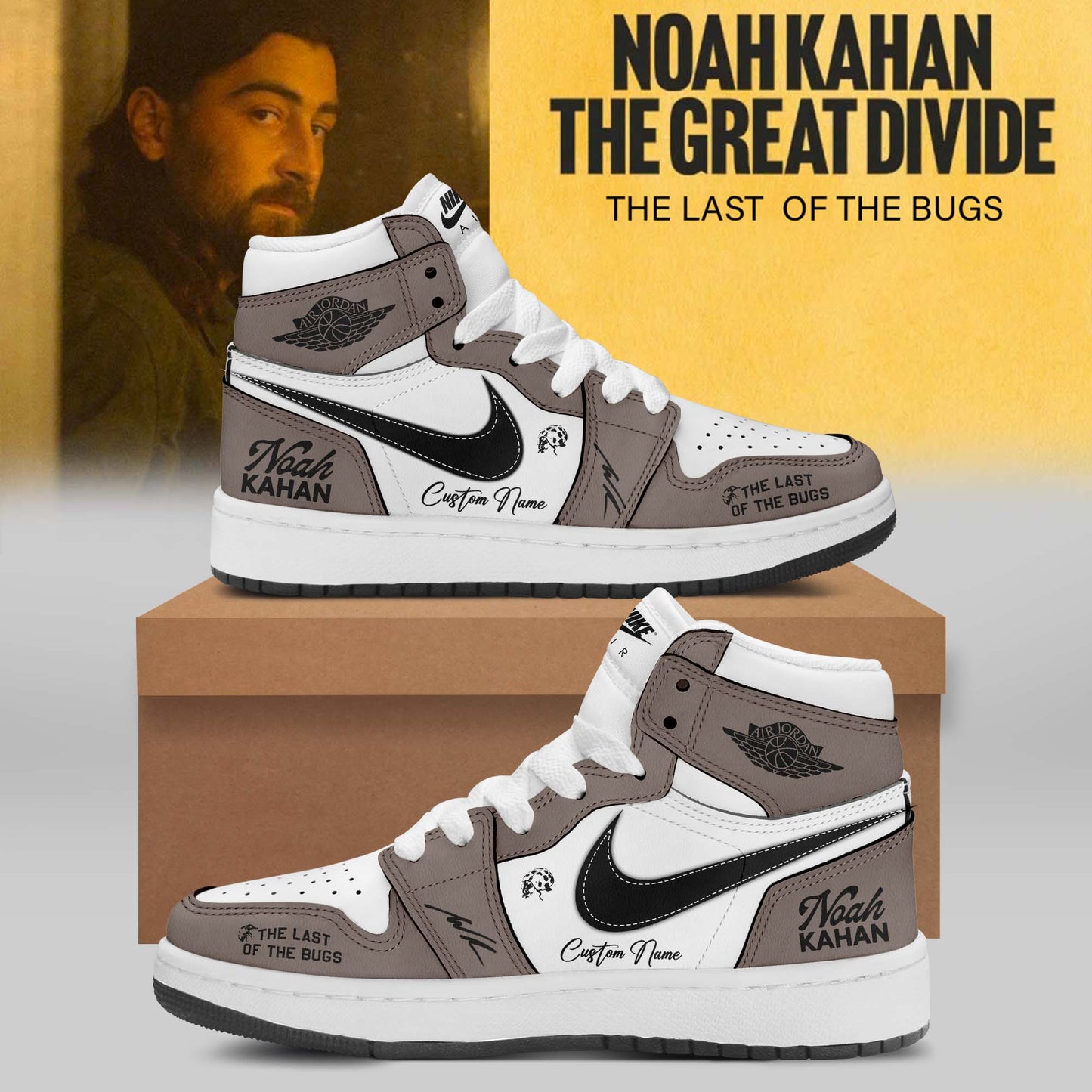 Noah Kahan “The Great Divide: The Last Of The Bugs” Album 2026 Limited Edition Signature – Shoes 1