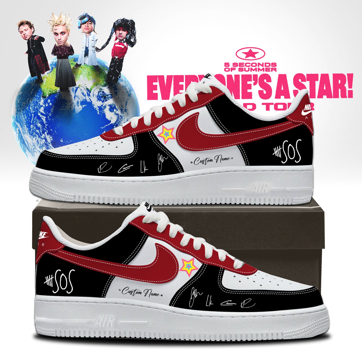 .5SOS EVERYONE’S A STAR! World Tour Shoes 8