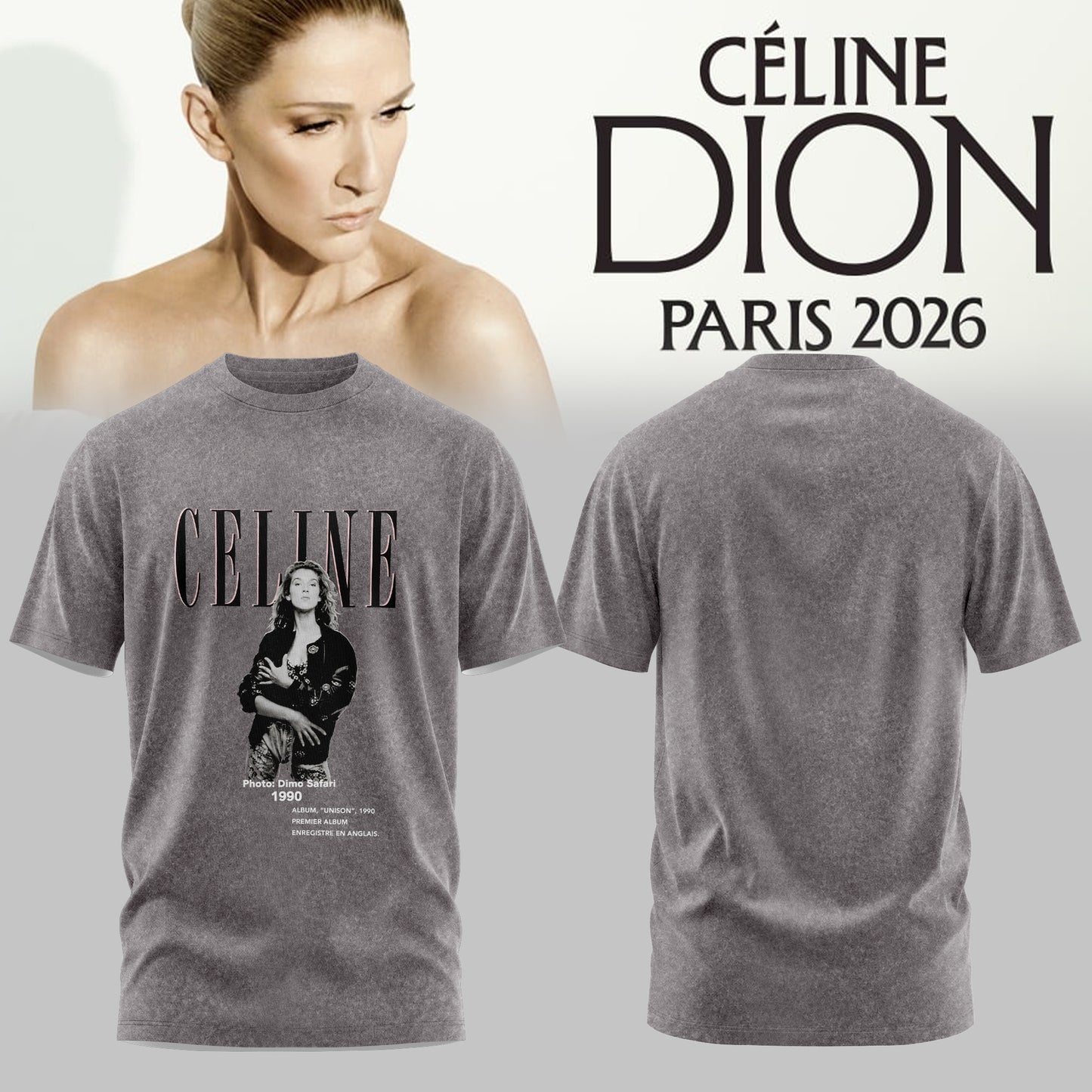 CELÍNE DION: LIVE IN PARIS 2026 Limited T-Shirt