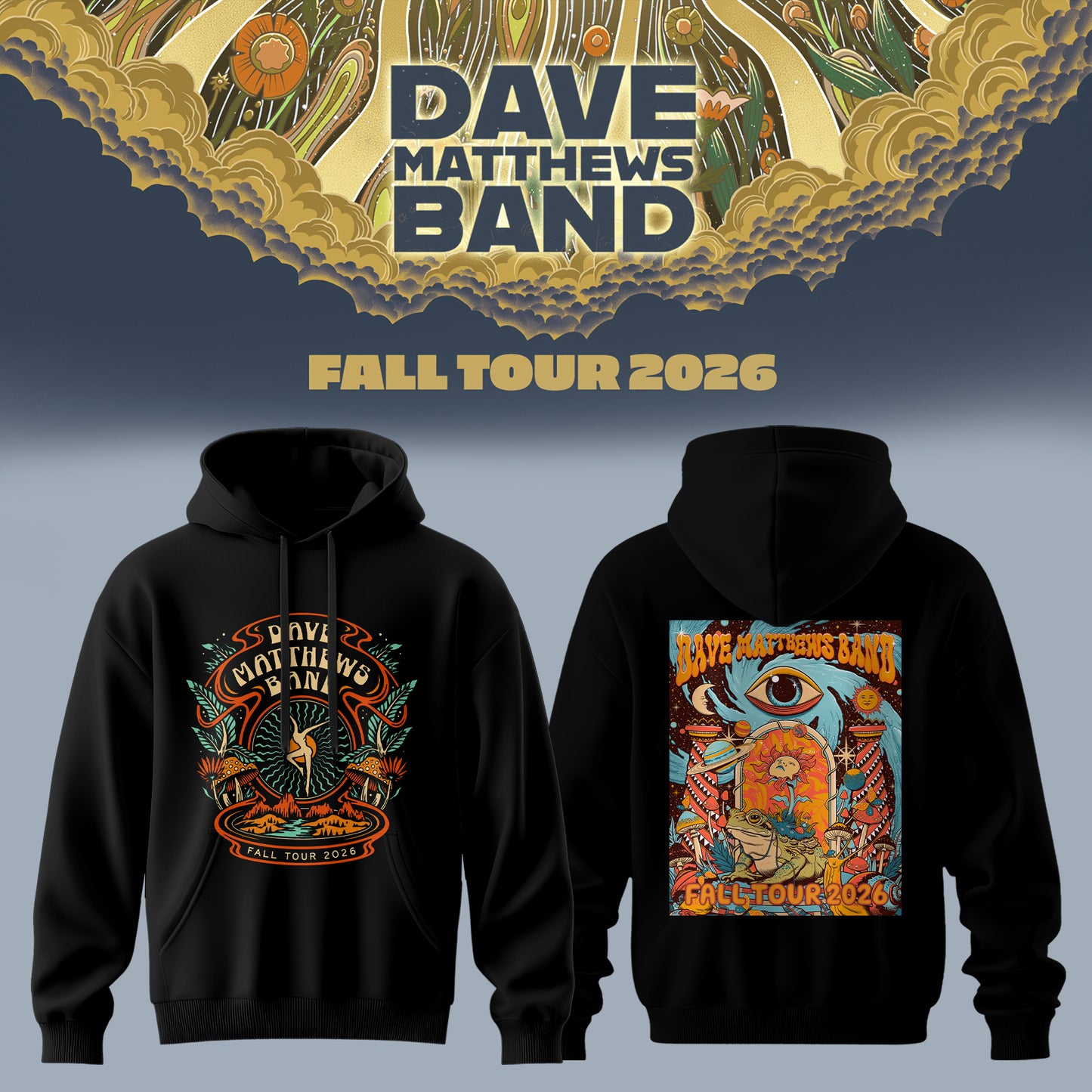 DAVE MATTHEWS BAND — FALL TOUR 2026 COLLECTION HOODIE