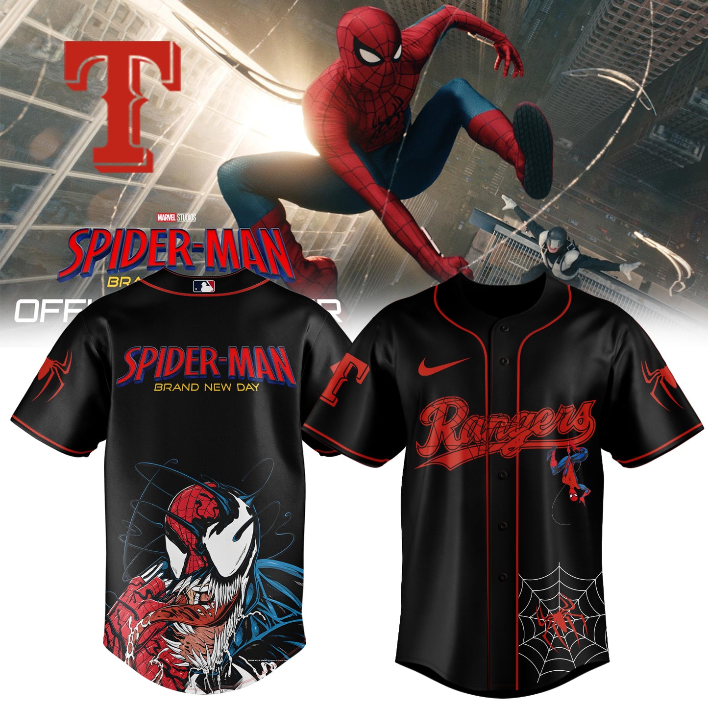 MLB ALL TEAM x Spider Man: Brand New Day Jersey