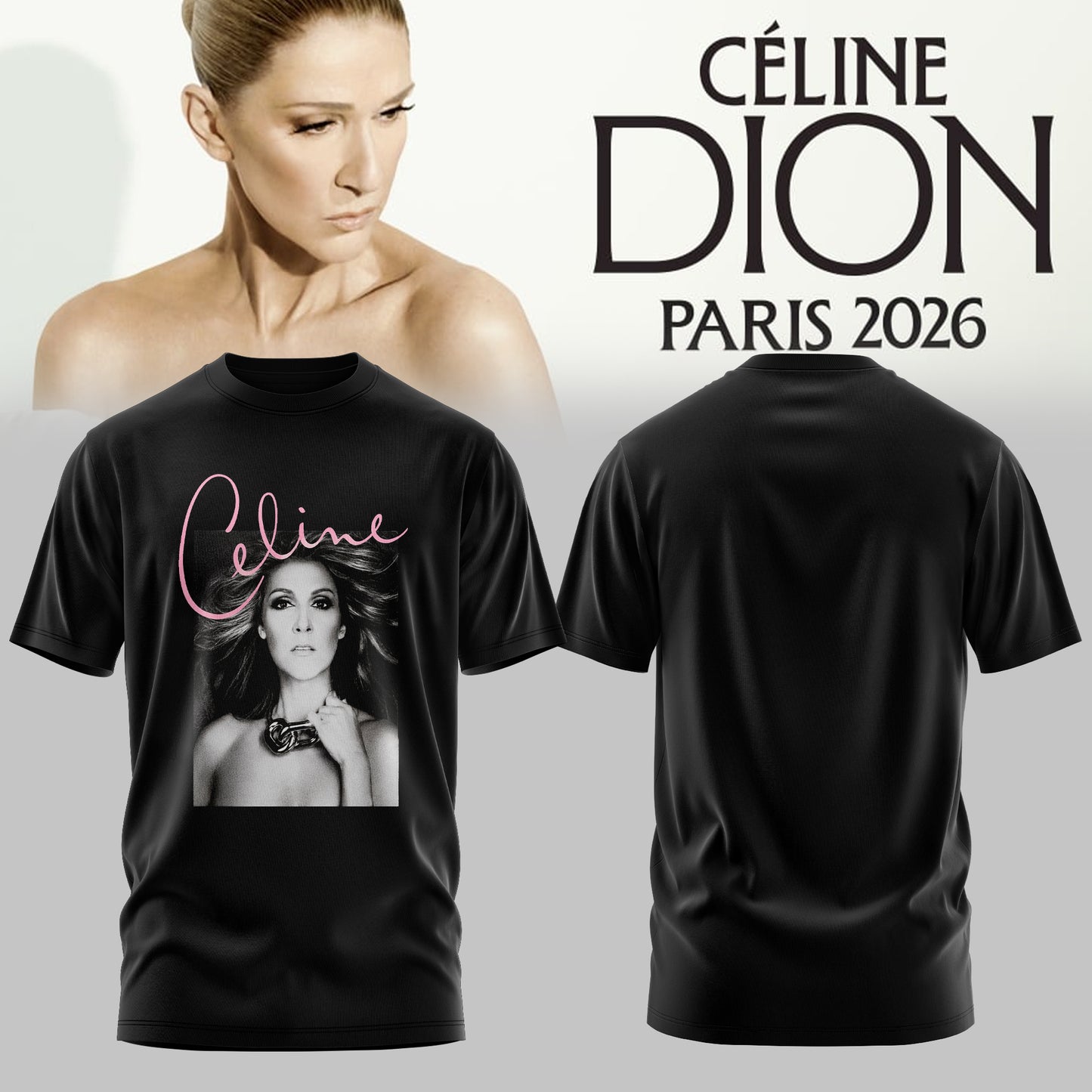 CELÍNE DION: LIVE IN PARIS 2026 Limited T-Shirt