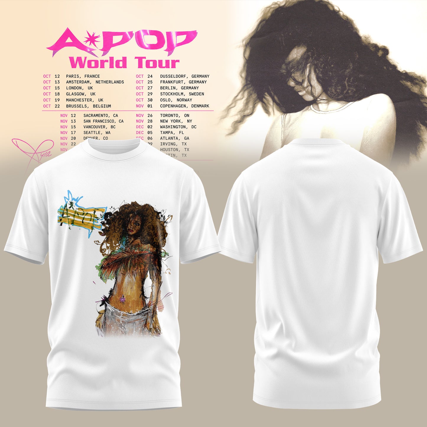 A*POP WORLD TOUR T-shirt