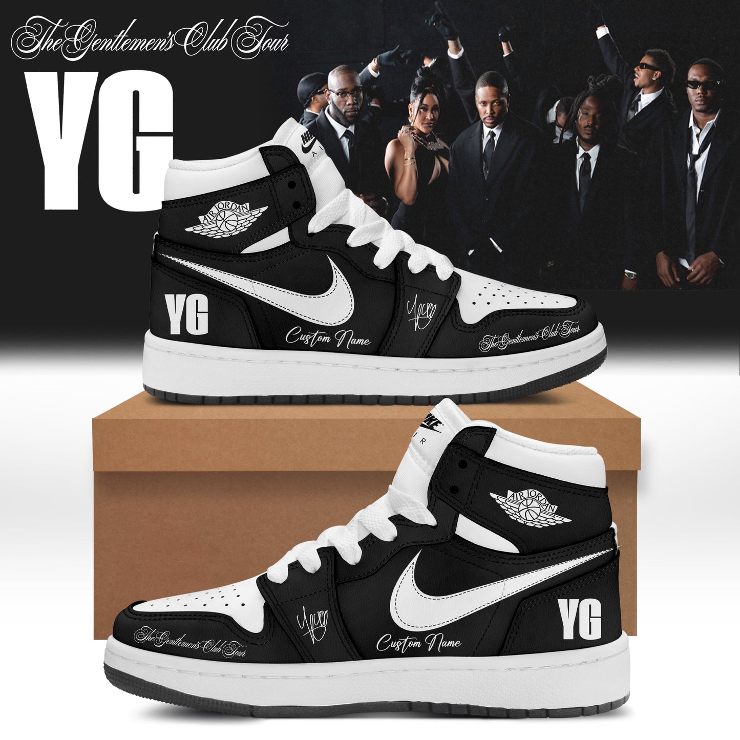 ,,.YG – “The Gentlemen’s Club” . Limited Edition Signature Shoes 1-