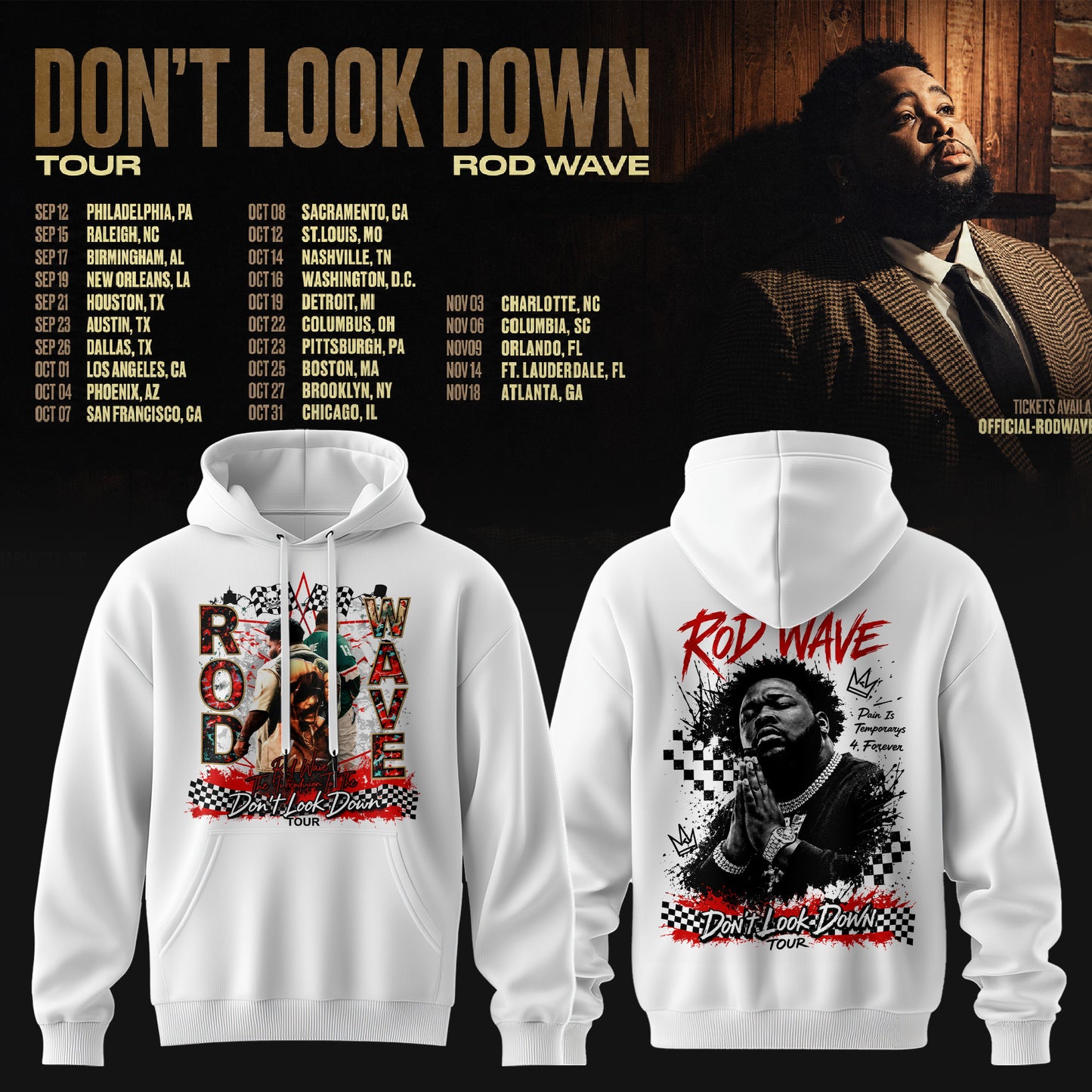 DON’T LOOK DOWN TOUR 2026 Edition Hoodie