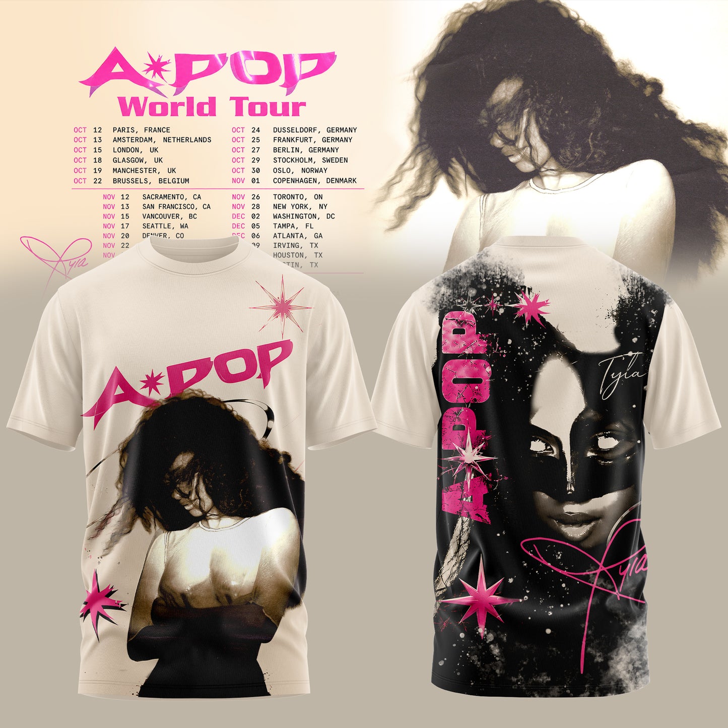 A*POP WORLD TOUR T-shirt