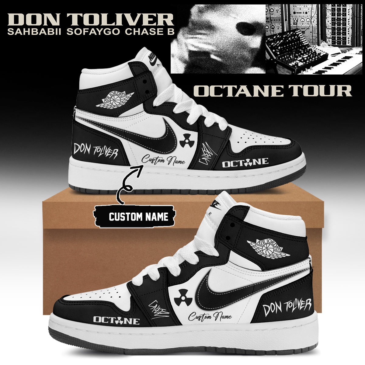 Don Toliver Octane Tour signed Shoes 2