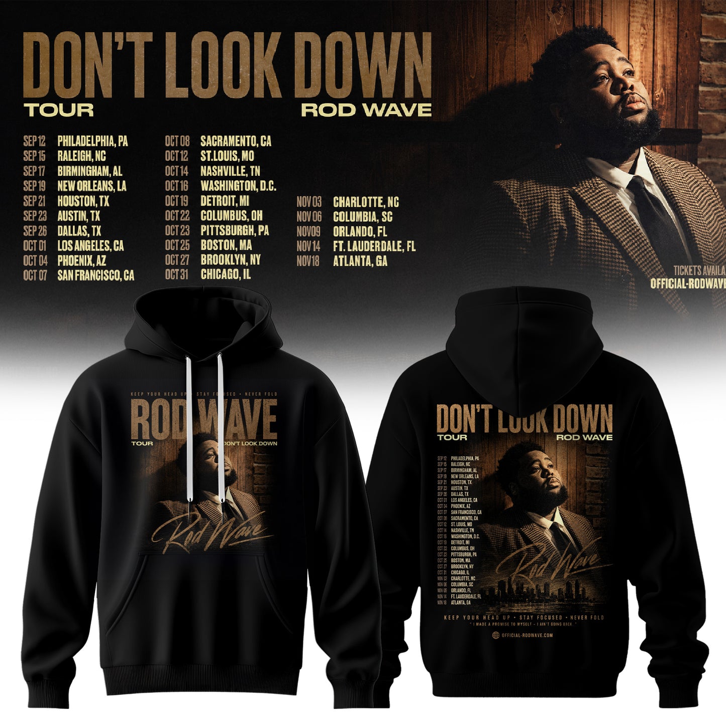 DON’T LOOK DOWN TOUR 2026 Edition Hoodie