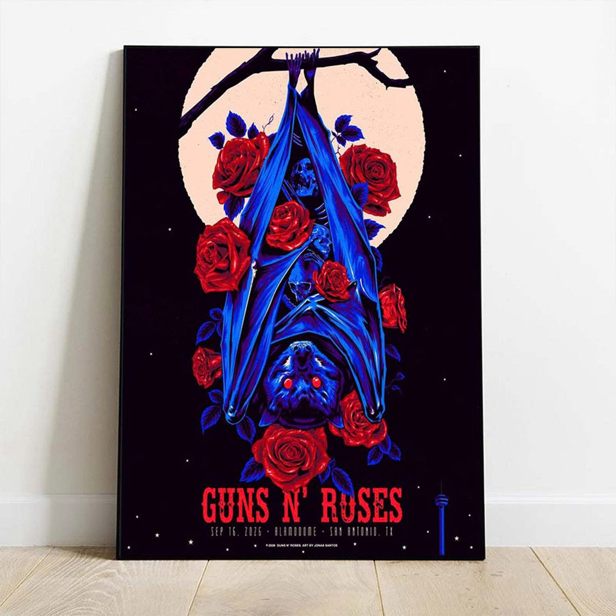 Guns N’ Roses x Alamodome San Antonio 2026 Tour Limited Edition Poster