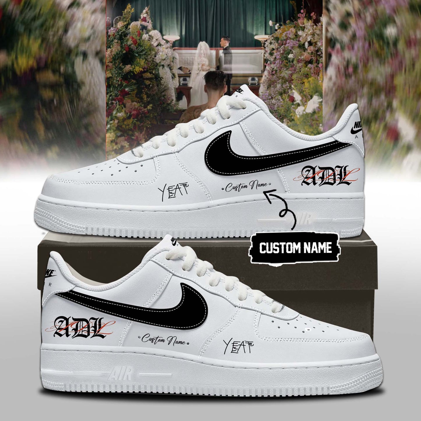 .YEAT LOVE/LYFE Tour Signed Shoes 11