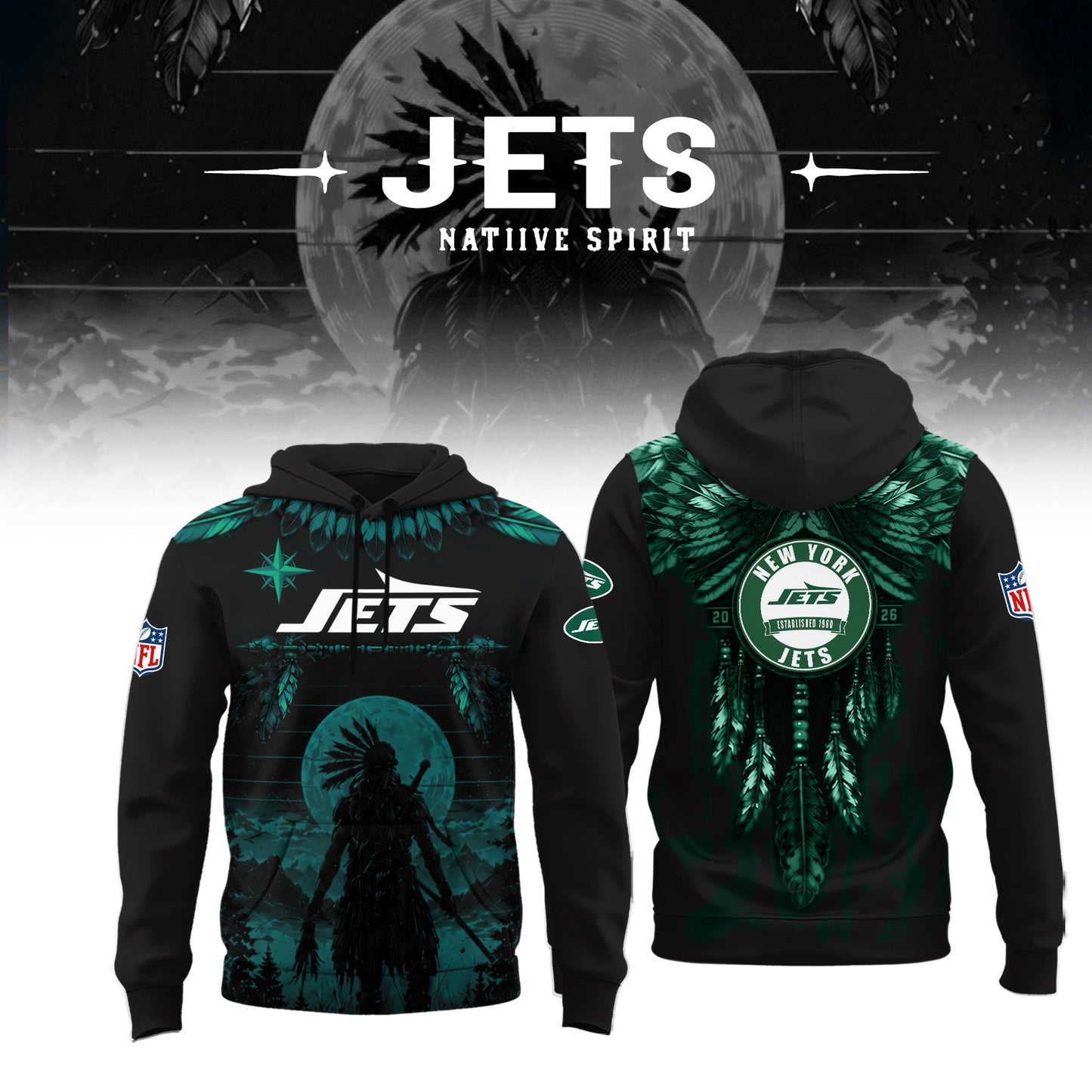 Limited Editon New York Jets Native Spirit Heritage 2026 Shirt