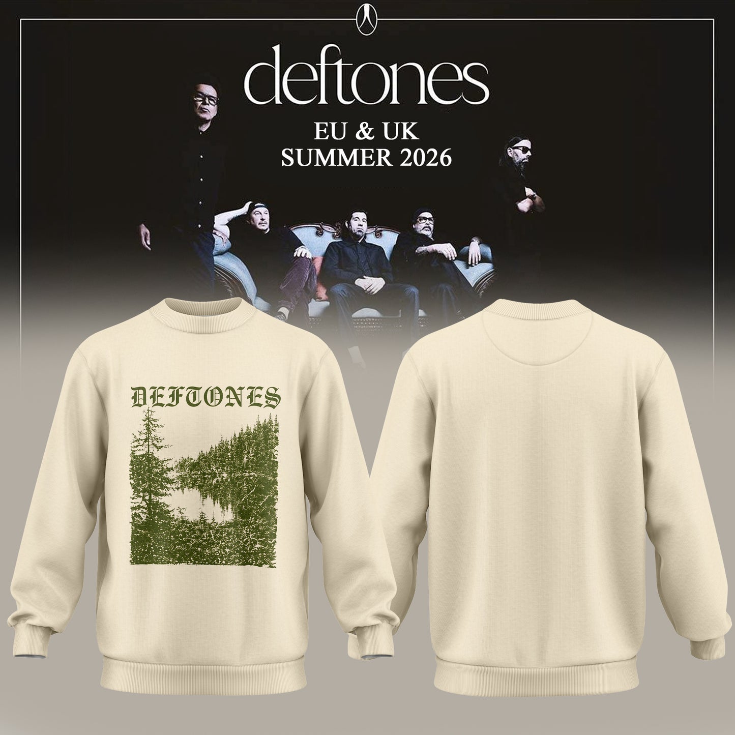 DEFTONES: 2026 EU & UK Summer Tour Limited Sweatshirt