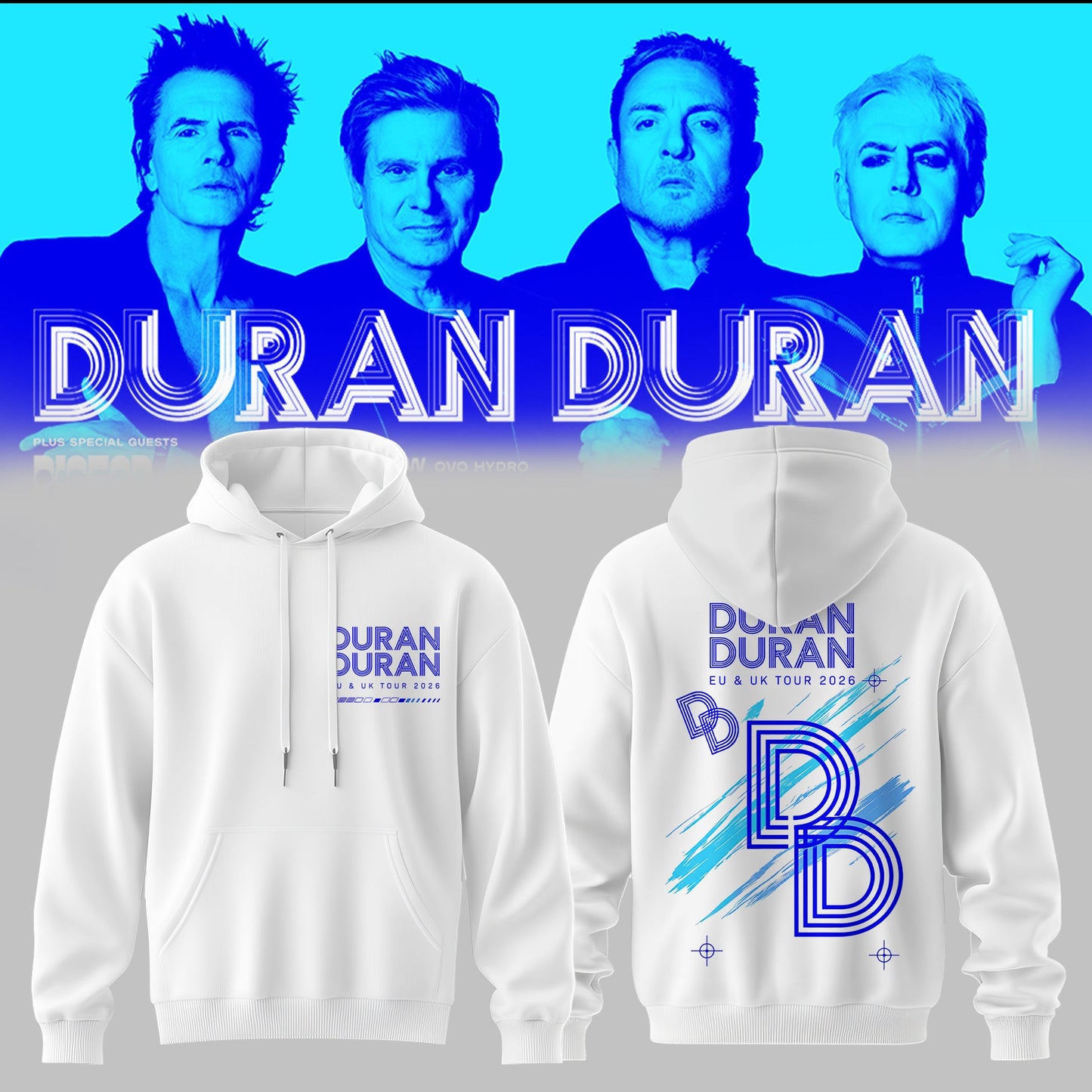 DURAN DURAN – UK & EU AUTUMN TOUR 2026 Limited Hoodie