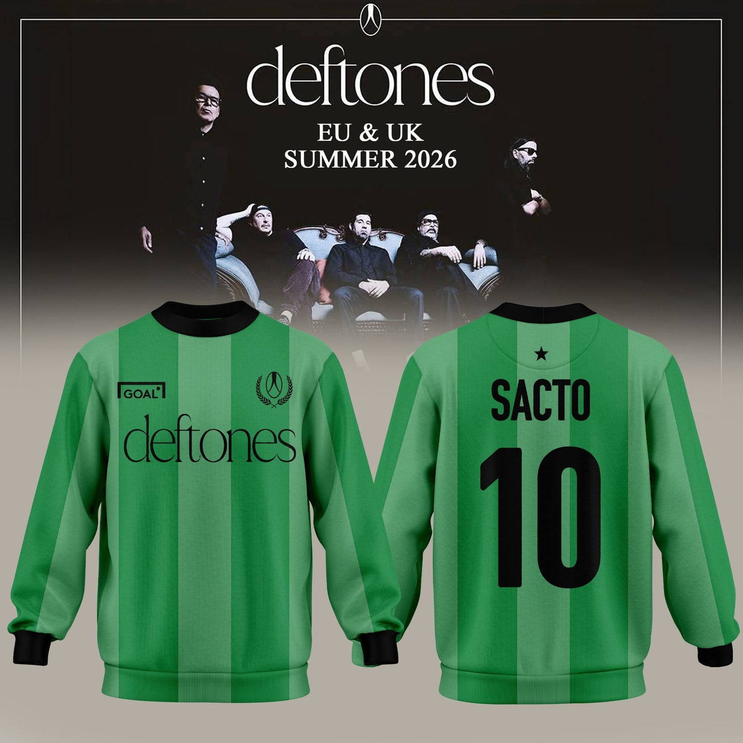 DEFTONES: 2026 EU & UK Summer Tour Limited Sweatshirt