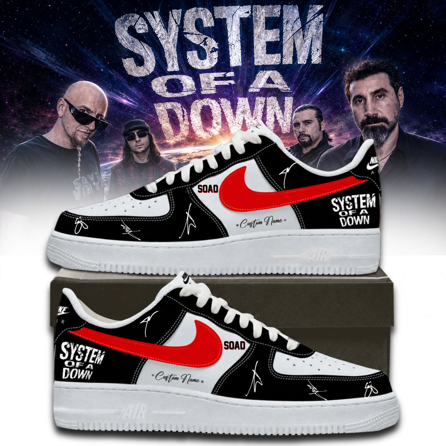 System of a Down “Europe / UK Stadium Tour 2026” Signature Limited Edition – Shoes