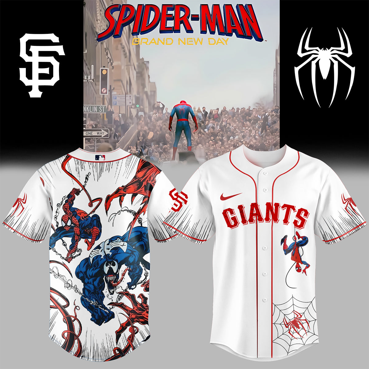 MLB ALL TEAM x Spider Man: Brand New Day Jersey