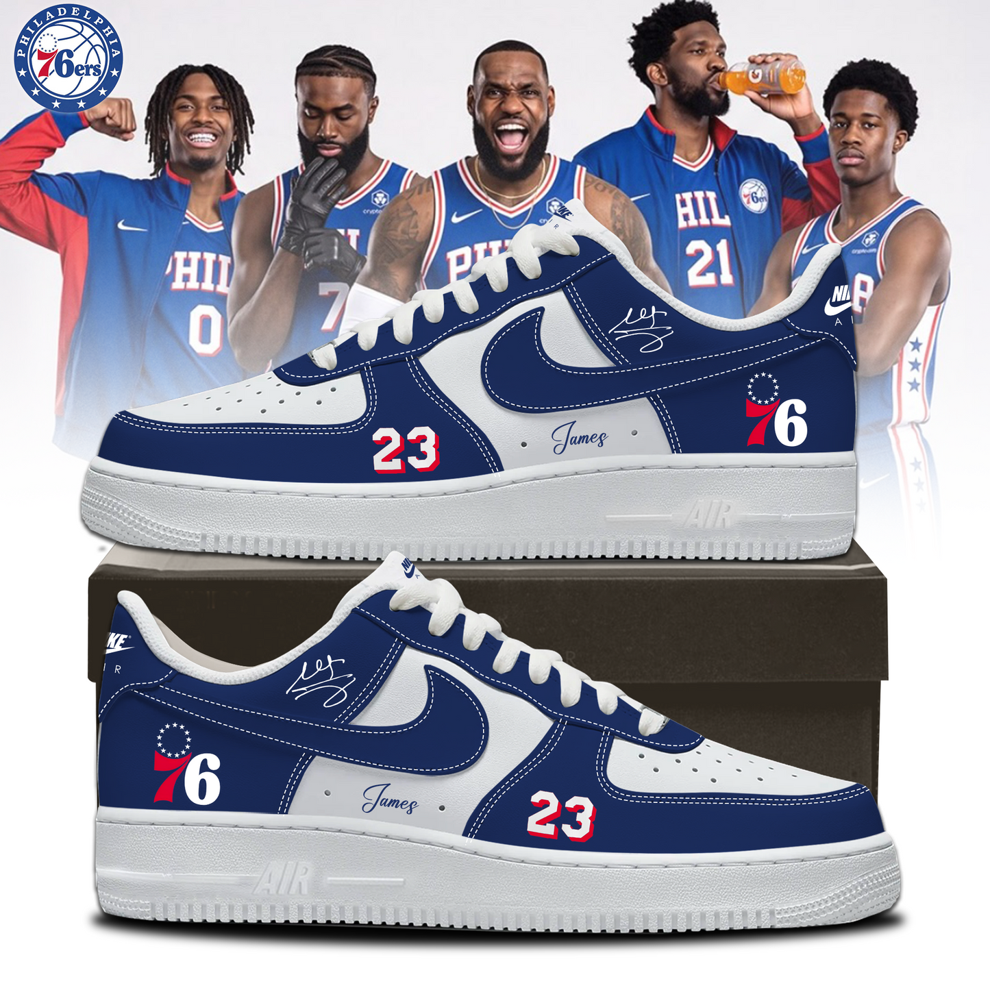 LeBron James Philadelphia 76ers Limited Edition Signature – Shoes 2
