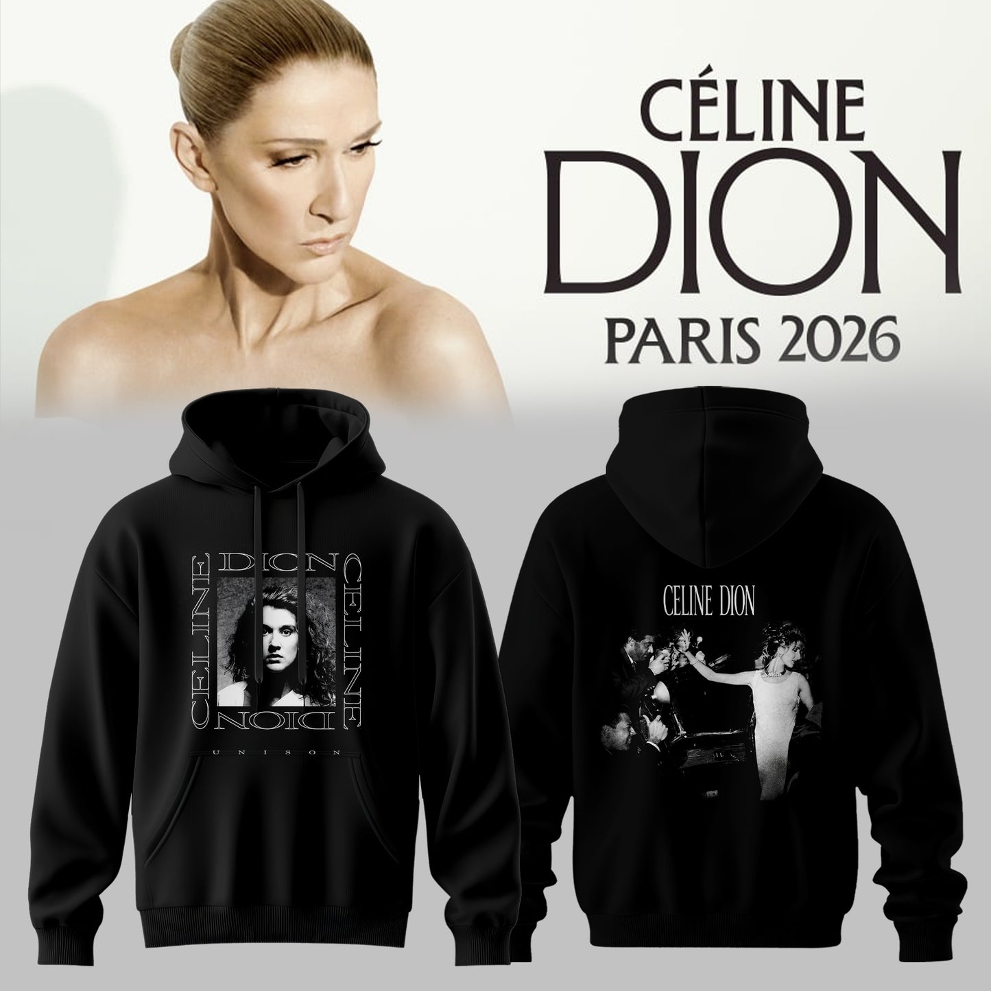CELÍNE DION: LIVE IN PARIS 2026 Limited Hoodie