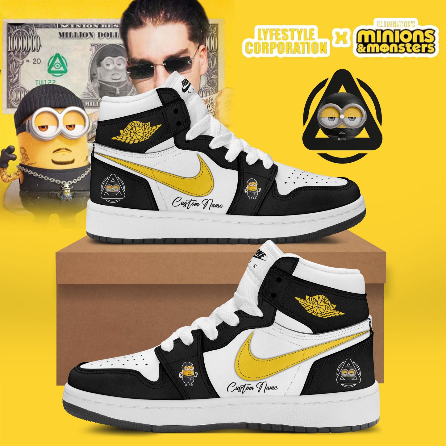 LYFESTYLE CORPORATION X MINIONS & MONSTERS Shoes 8