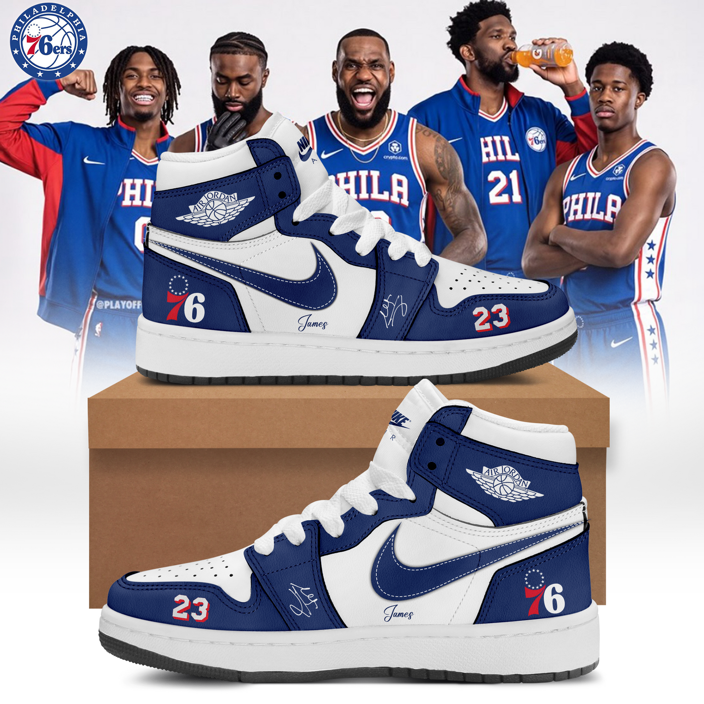 LeBron James Philadelphia 76ers Limited Edition Signature – Shoes 2