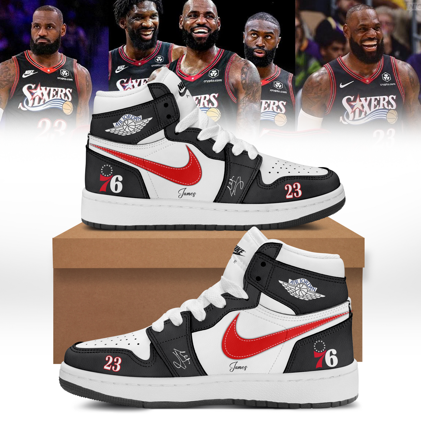 LeBron James Philadelphia 76ers Limited Edition Signature – Shoes 3