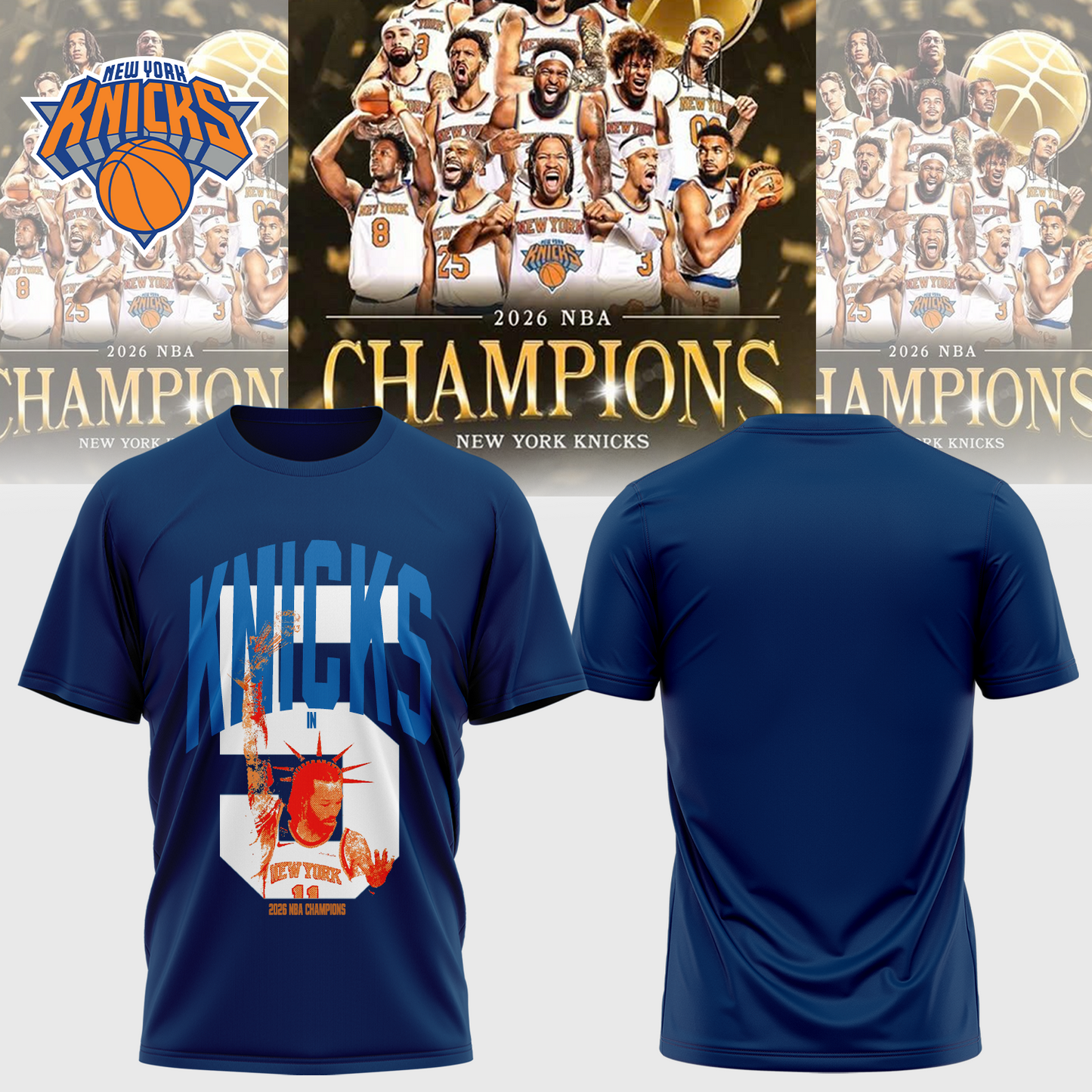 New York Knicks Champions shirt