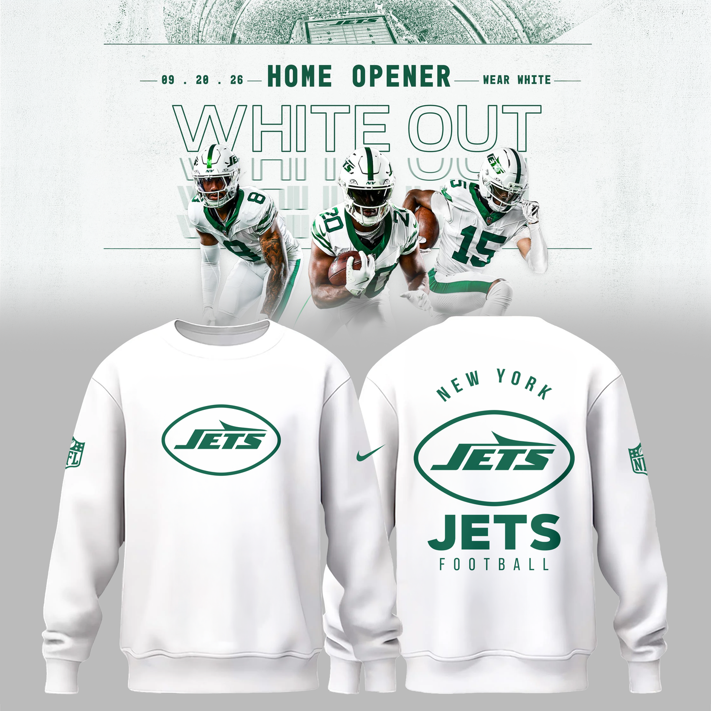 New York Jets - White Out 2026 Limited Edition