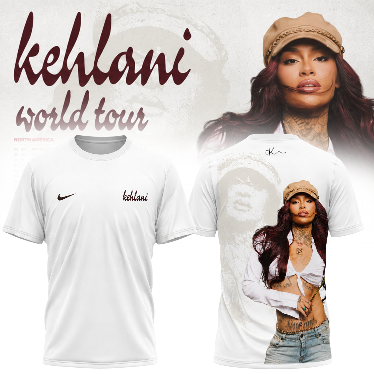 Kehlani ”Kehlani World Tour ” – TShirt