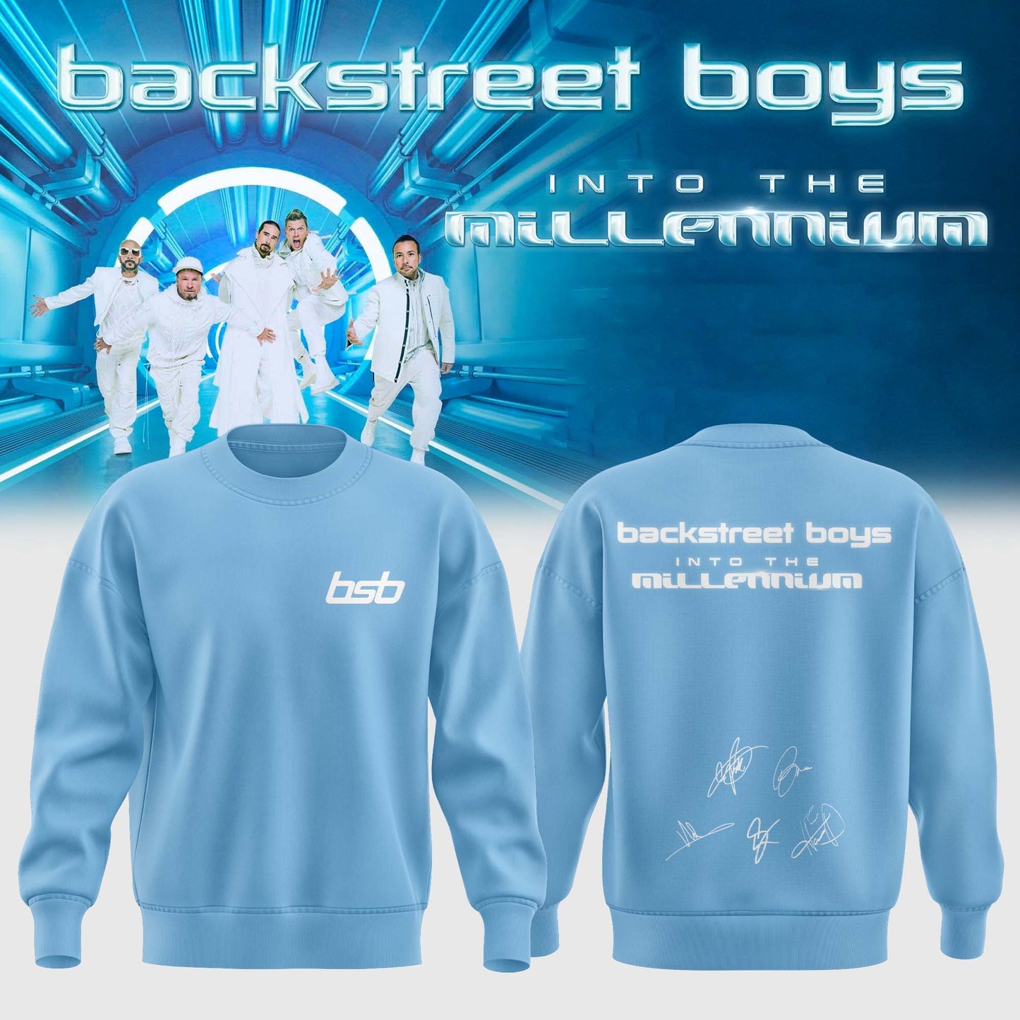 ,,.Backstreet Boys ”Into The Millennium” Limited Edition Signature – Sweatshirt
