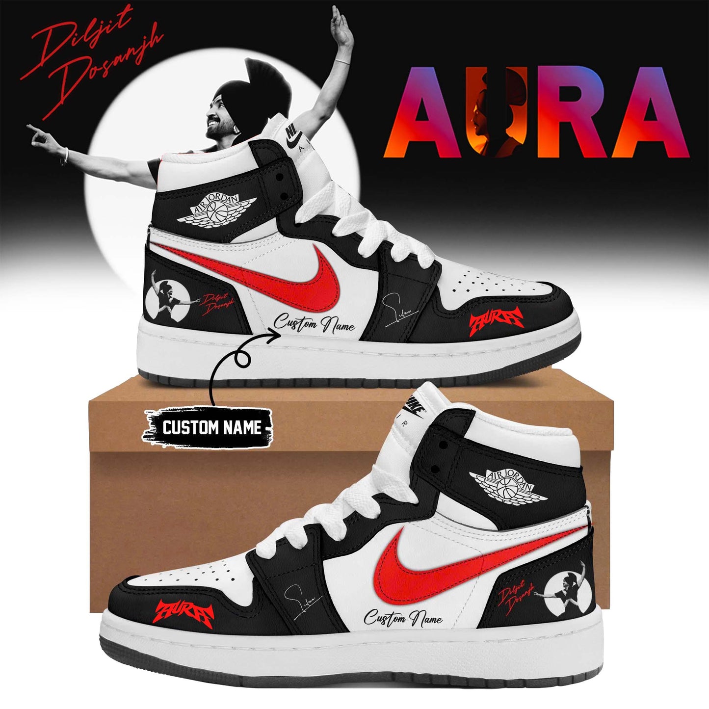 Diljit Dosanjh ”AURA World Tour” Shoes 3