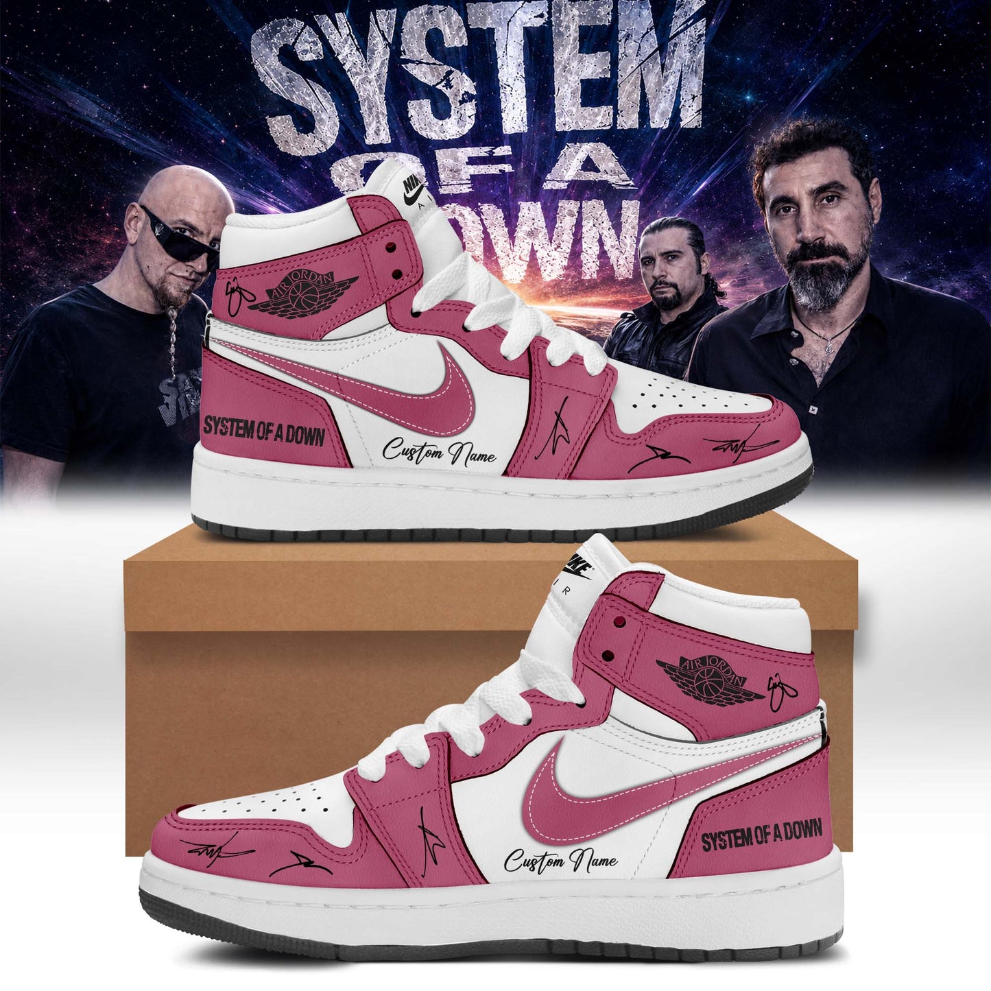 System of a Down “Europe / UK Stadium Tour 2026” Signature Limited Edition – Shoes 2