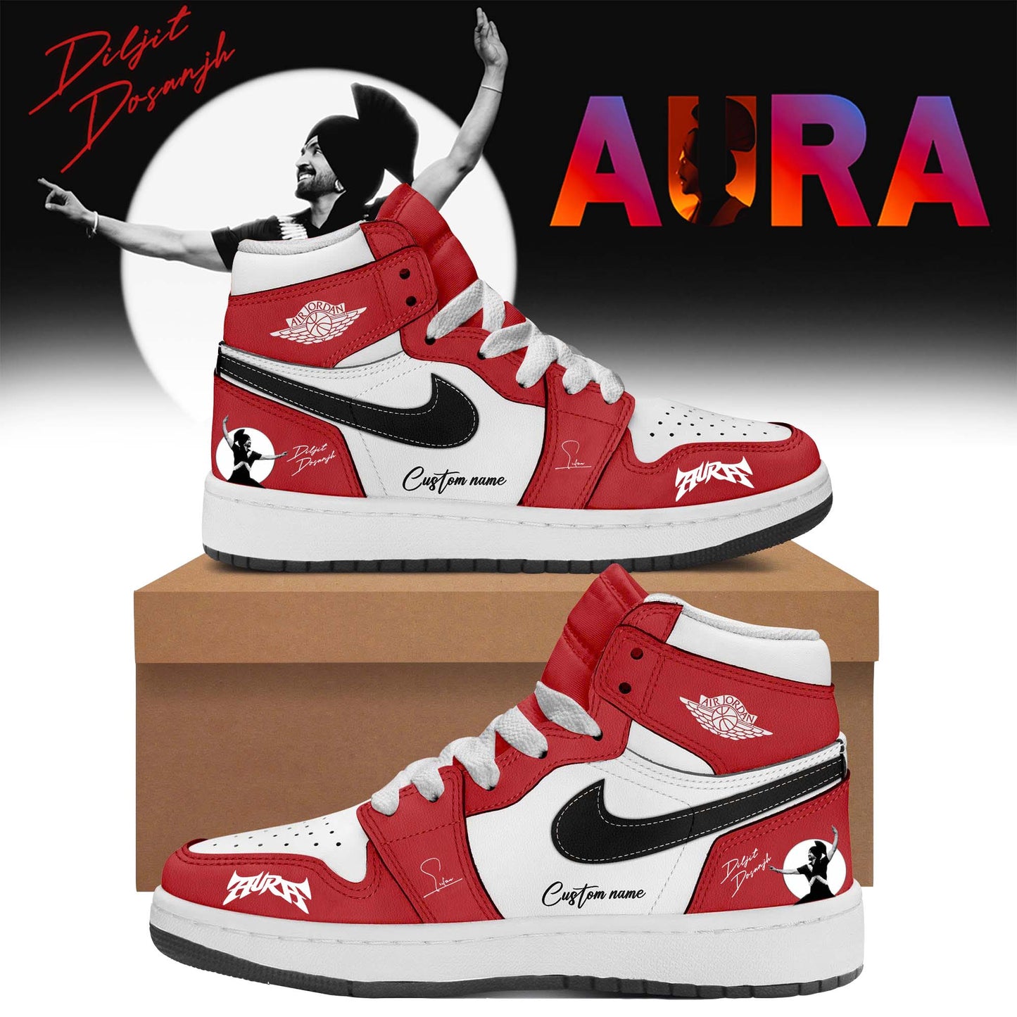 Diljit Dosanjh ”AURA World Tour” Shoes 6