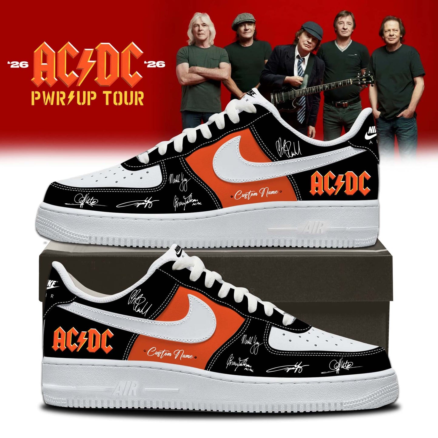 .AC/DC ” Power Up Tour ” 2026 – Shoes