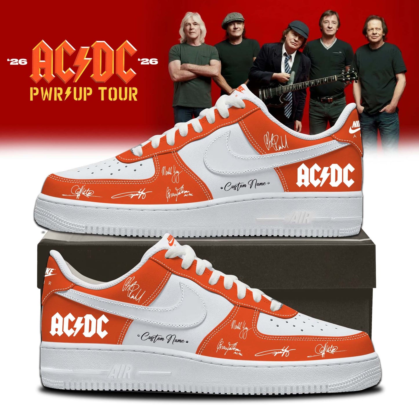 AC/DC ” Power Up Tour ” 2026 – Shoes