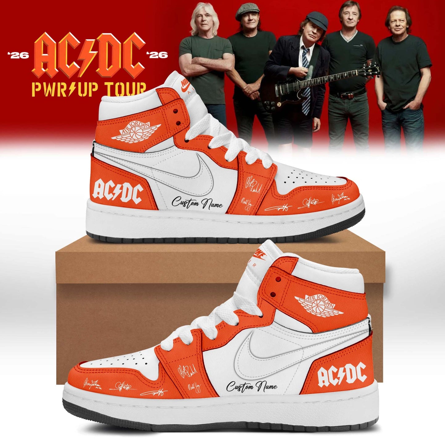 AC/DC ” Power Up Tour ” 2026 – Shoes