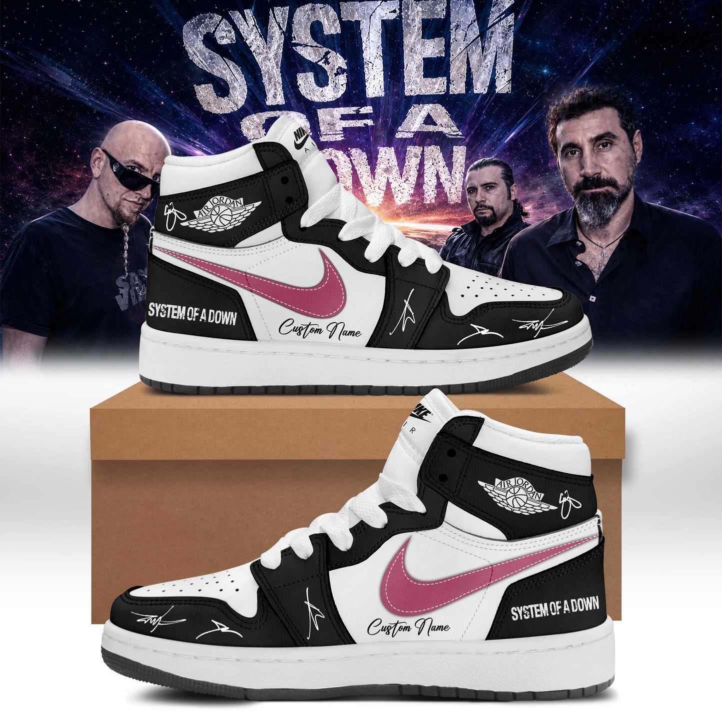 System of a Down “Europe / UK Stadium Tour 2026” Signature Limited Edition – Shoes
