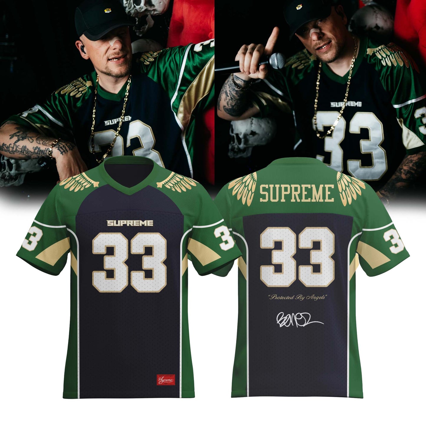 ,Bonez MC Limited Supreme signed Jersey