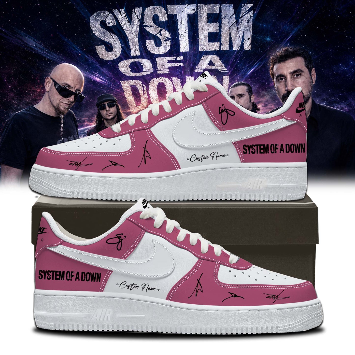System of a Down “Europe / UK Stadium Tour 2026” Signature Limited Edition – Shoes 2