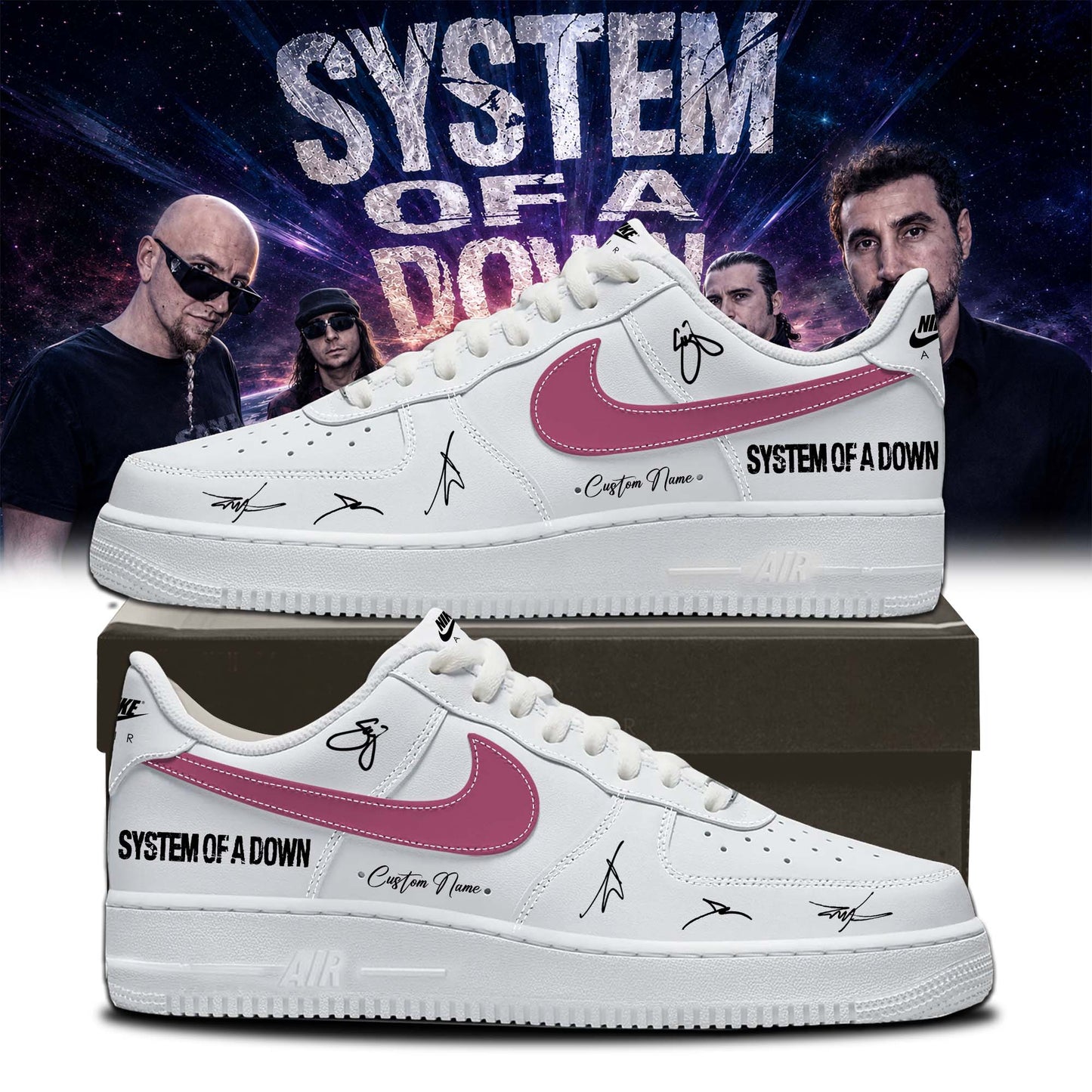 System of a Down “Europe / UK Stadium Tour 2026” Signature Limited Edition – Shoes 3