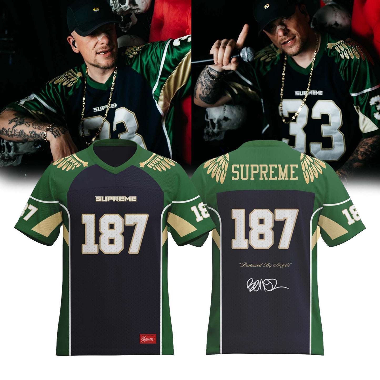 ,Bonez MC Limited Supreme signed Jersey