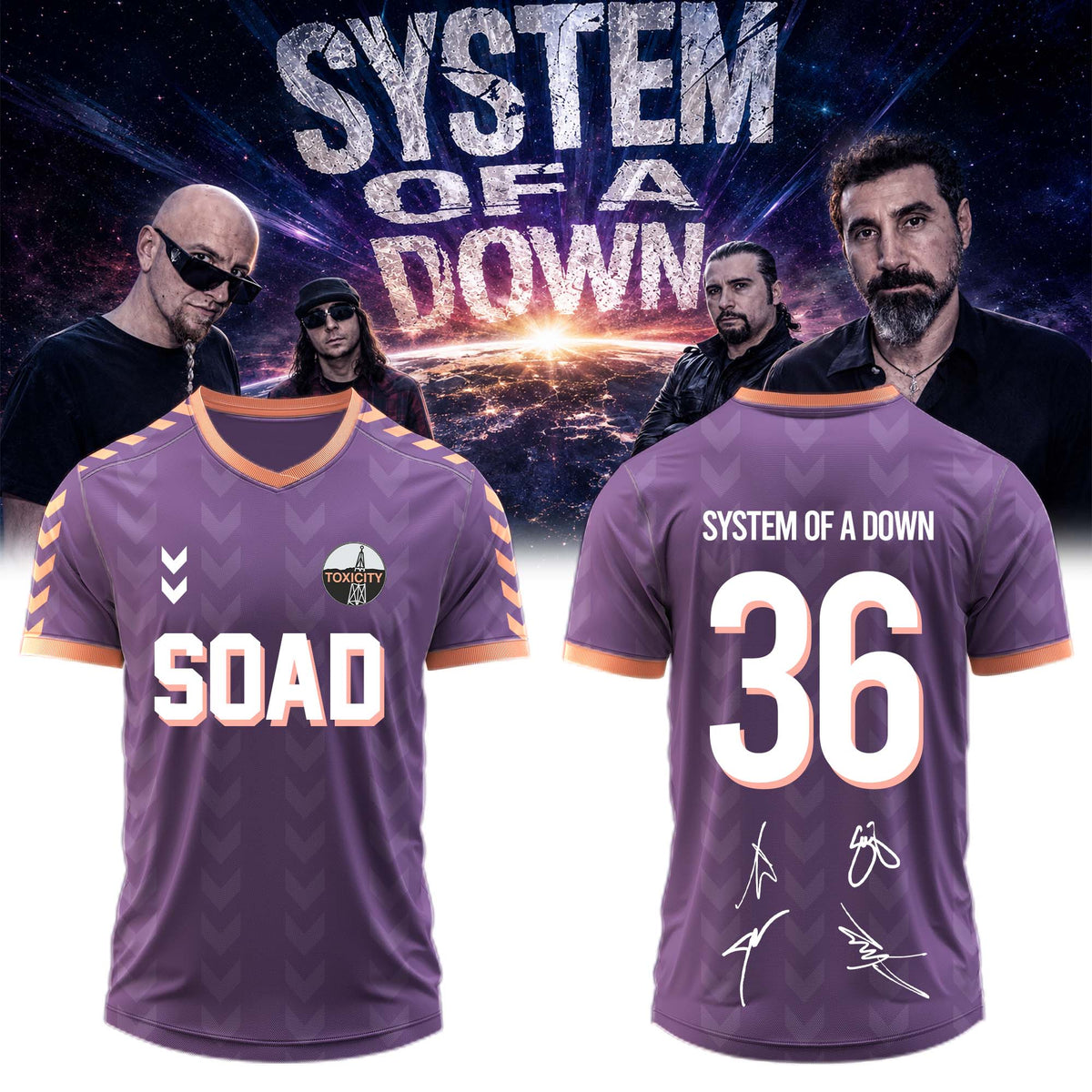 System of a Down “Europe / UK Stadium Tour 2026” Signature Limited Edition – Jersey