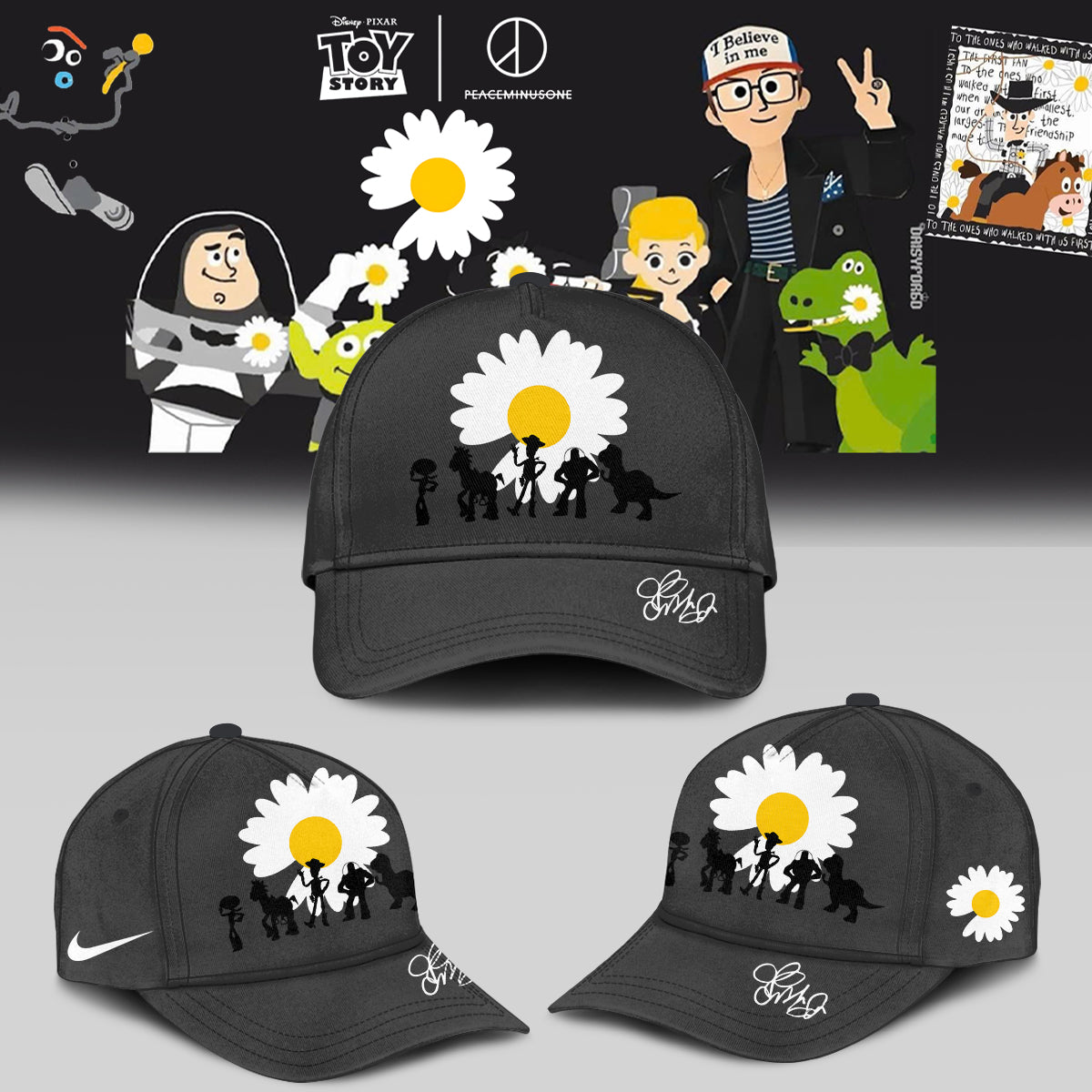 ,.G-Dragon’s PEACEMINUSONE x TOY STORY Cap