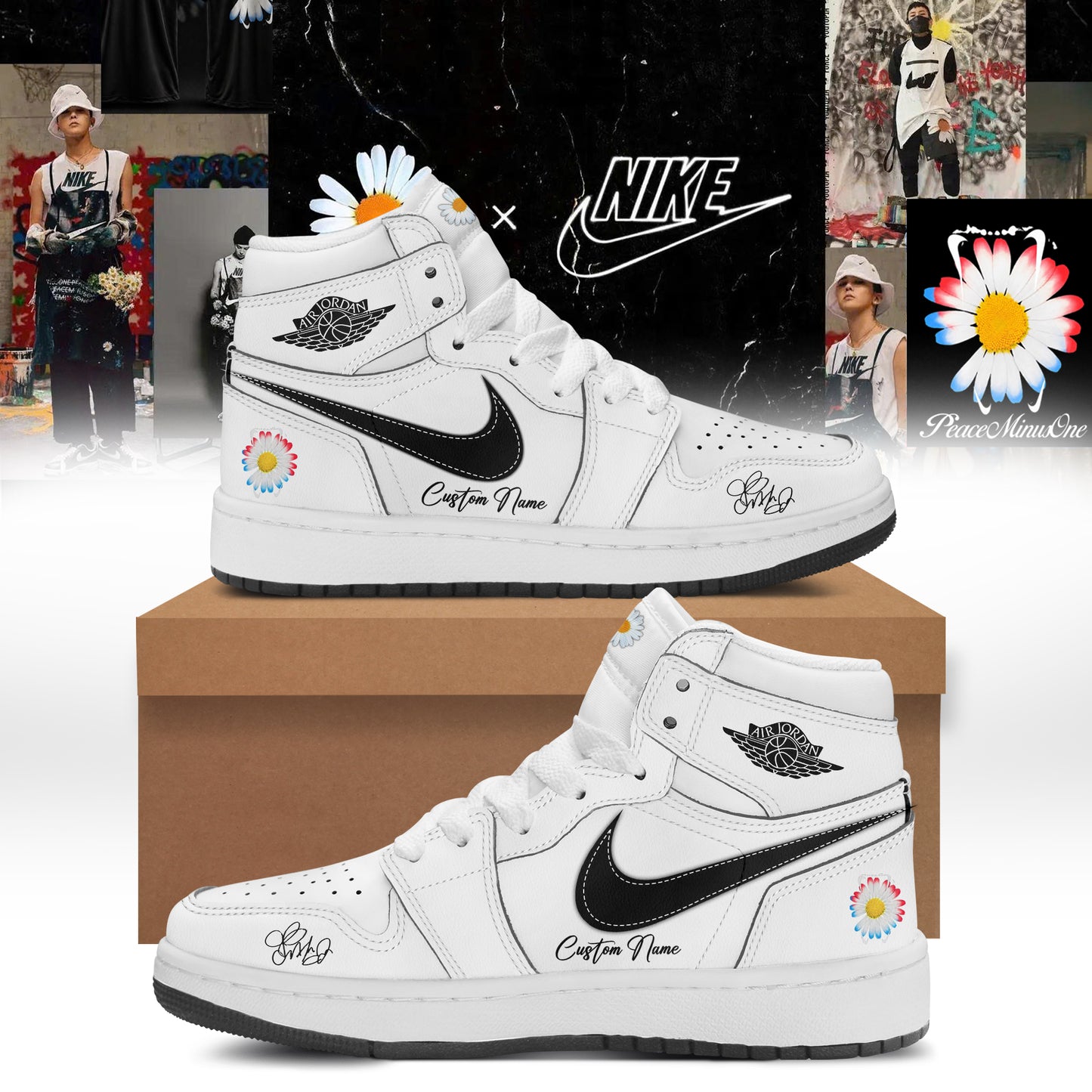 ..G-Dragon’s PEACEMINUSONE x Nike Shoes 2