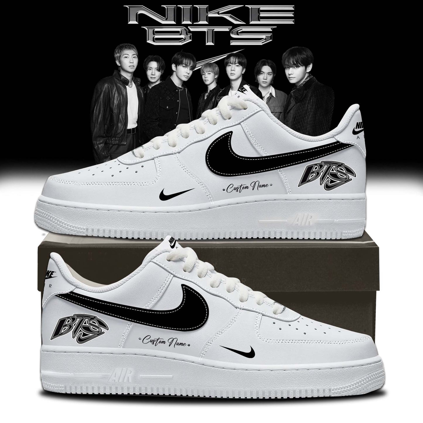 BTS WORLD TOUR ARIRANG OFFICIAL 2026 Signature Custom Name Shoes