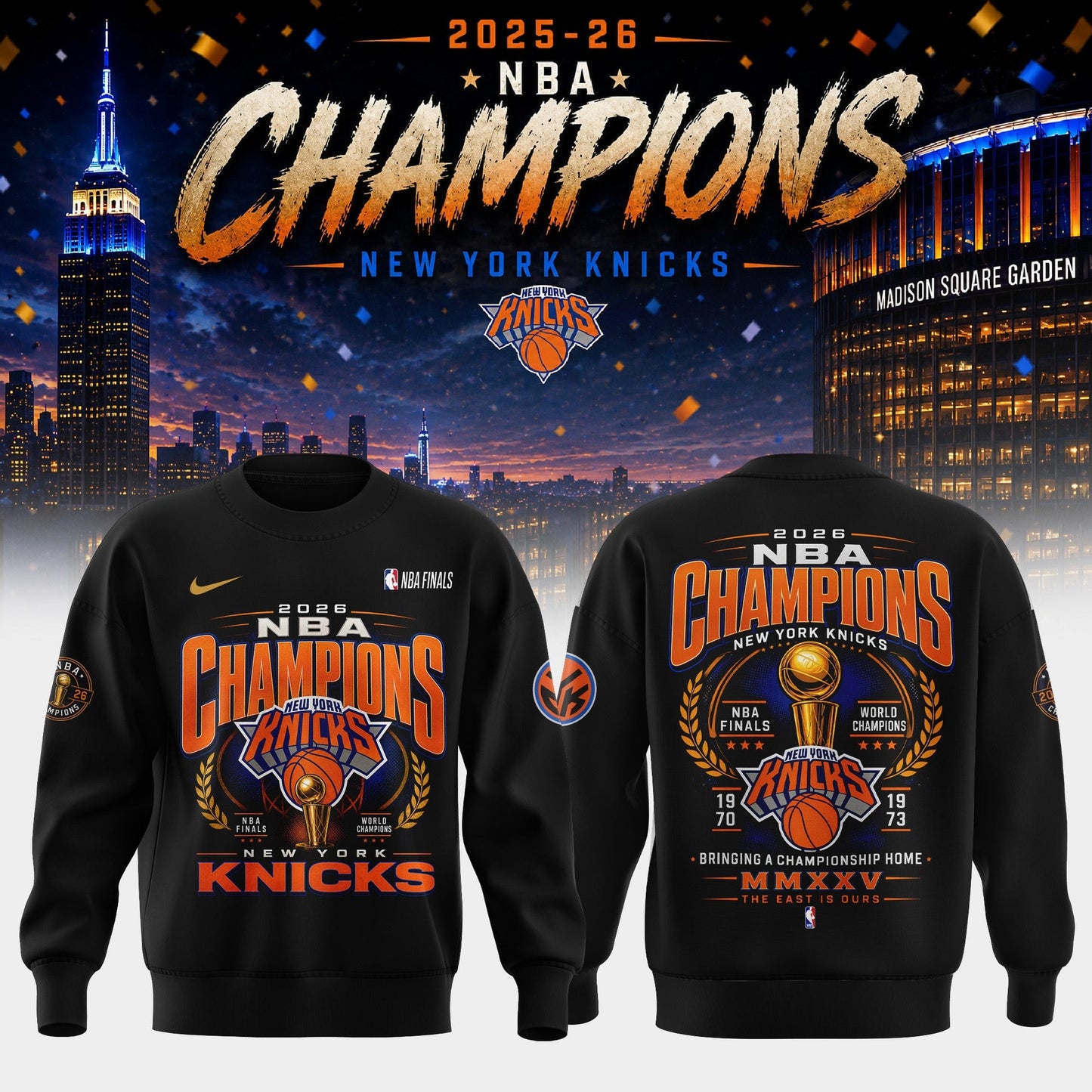 _New York Knick 2026 Champions Sweater