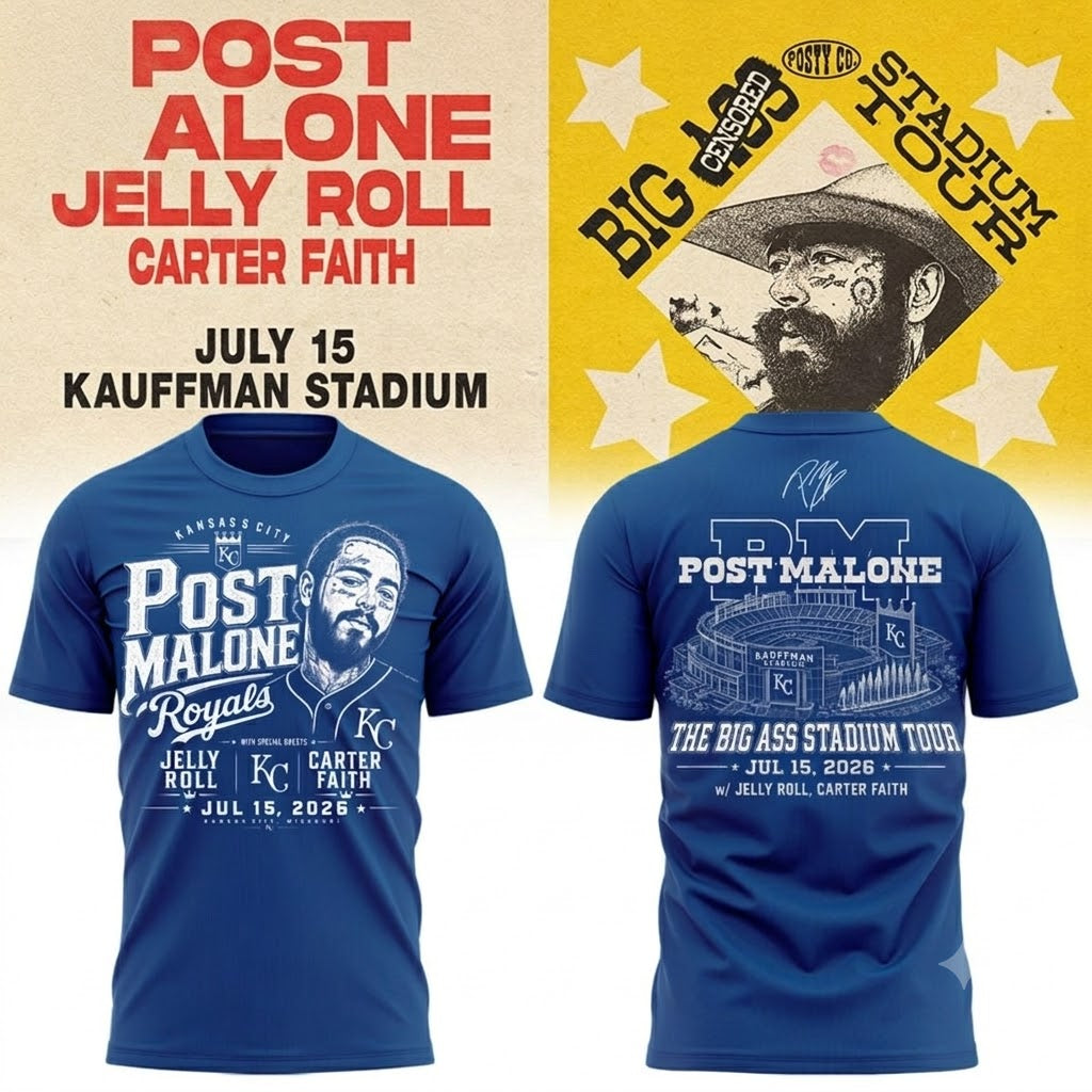 Limited Edition Big Ass Stadium Tour At Kauffman Stadium Shirt