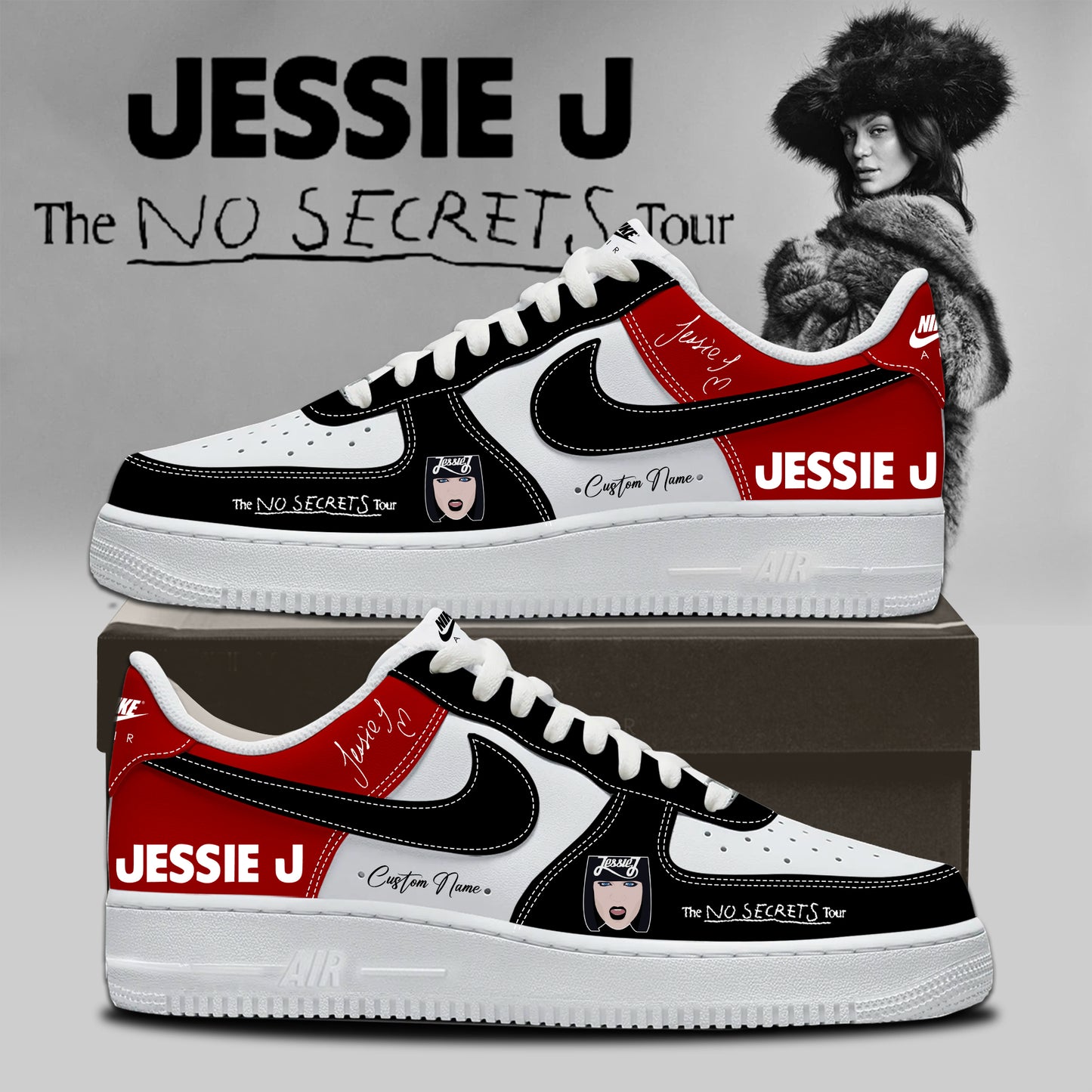 Jessie J “The No Secrets Tour” 2026 – AF1 Shoes5