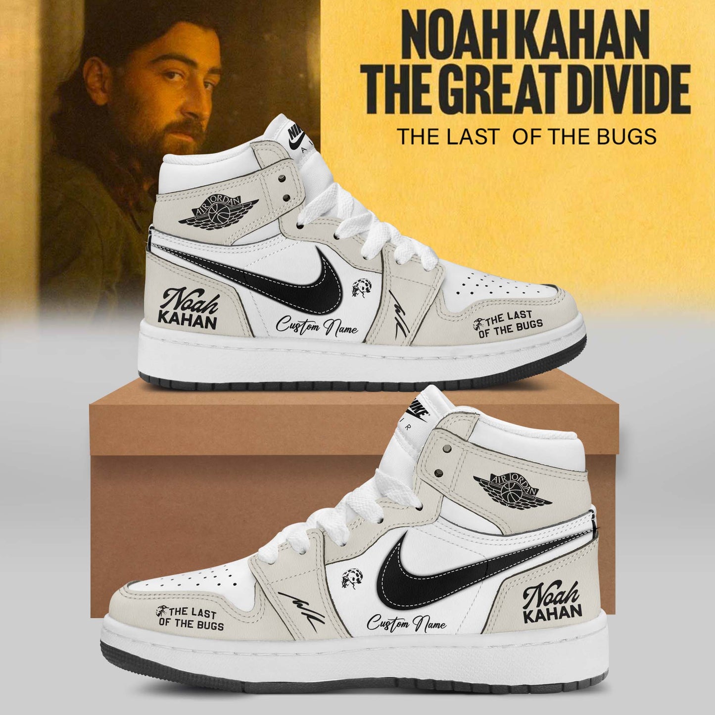 Noah Kahan “The Great Divide: The Last Of The Bugs” Album 2026 Limited Edition Signature – Shoes 4